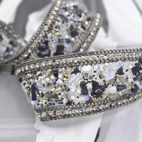 Высококачественные материалы для Стразы кружевная отделка бисером свадебные