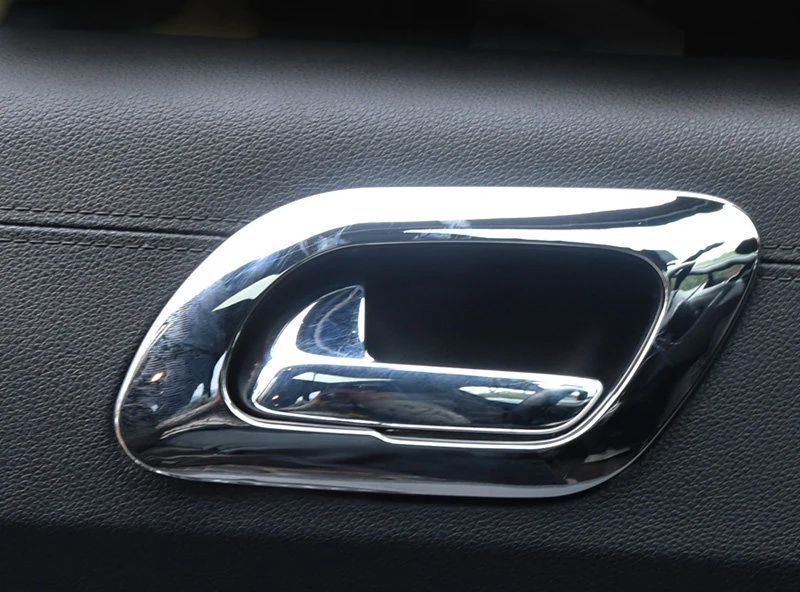 09 15 аксессуары ABS внутренняя дверная ручка рама чаши 4 шт. для Peugeot 3008 2009 2010 2011 2012 2013