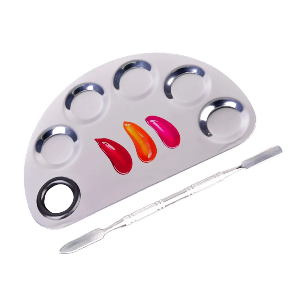 Пустая палитра для макияжа 1 шт. с инструментом смешивания шпателя матовые тени