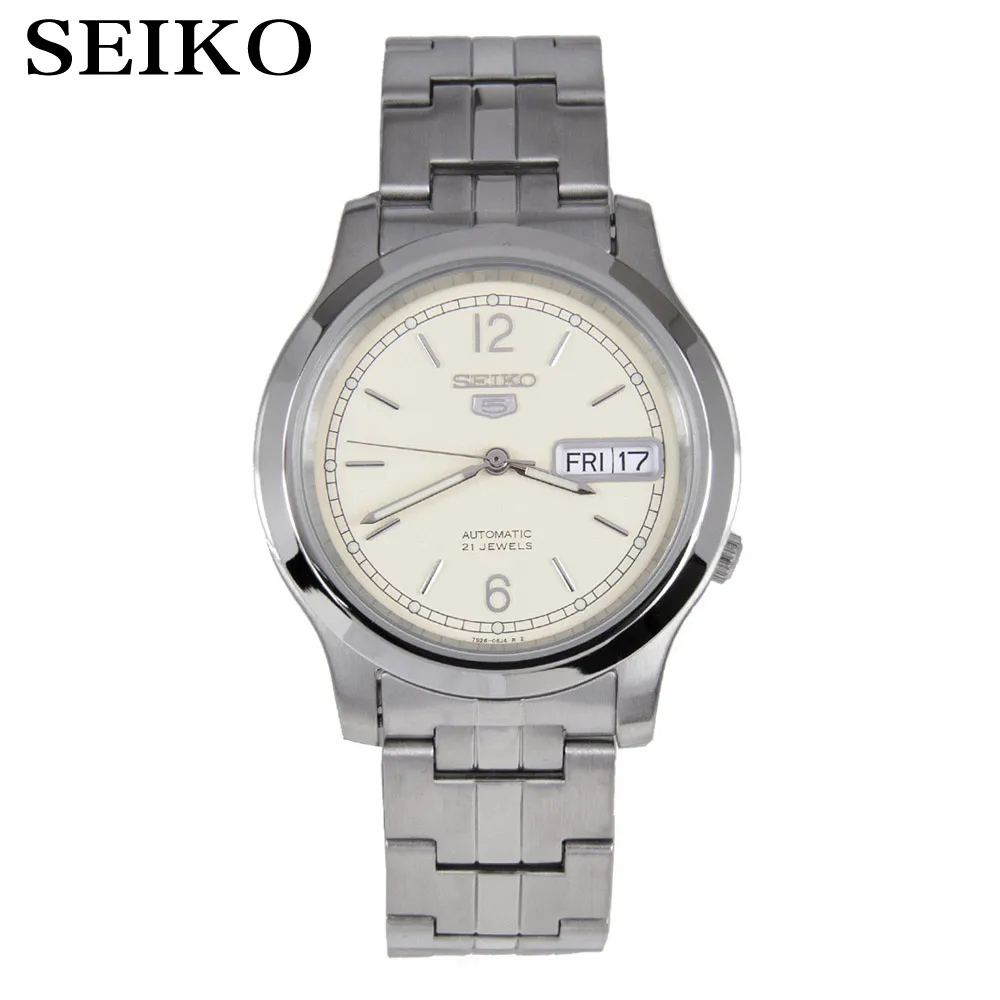 Seiko часы мужские 5 автоматические часы Топ бренд Роскошные спортивные мужские часы набор водонепроницаемые механические Военные часы relogio masculinoSNK - Цвет: SNK797K1-A