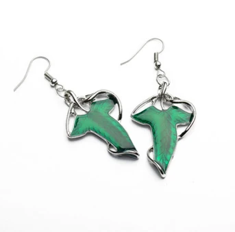 Fashion Wizard Leaves Earrings The Elven Leaf Drop Fan Gift Movies Jewelry Wholesale | Украшения и аксессуары