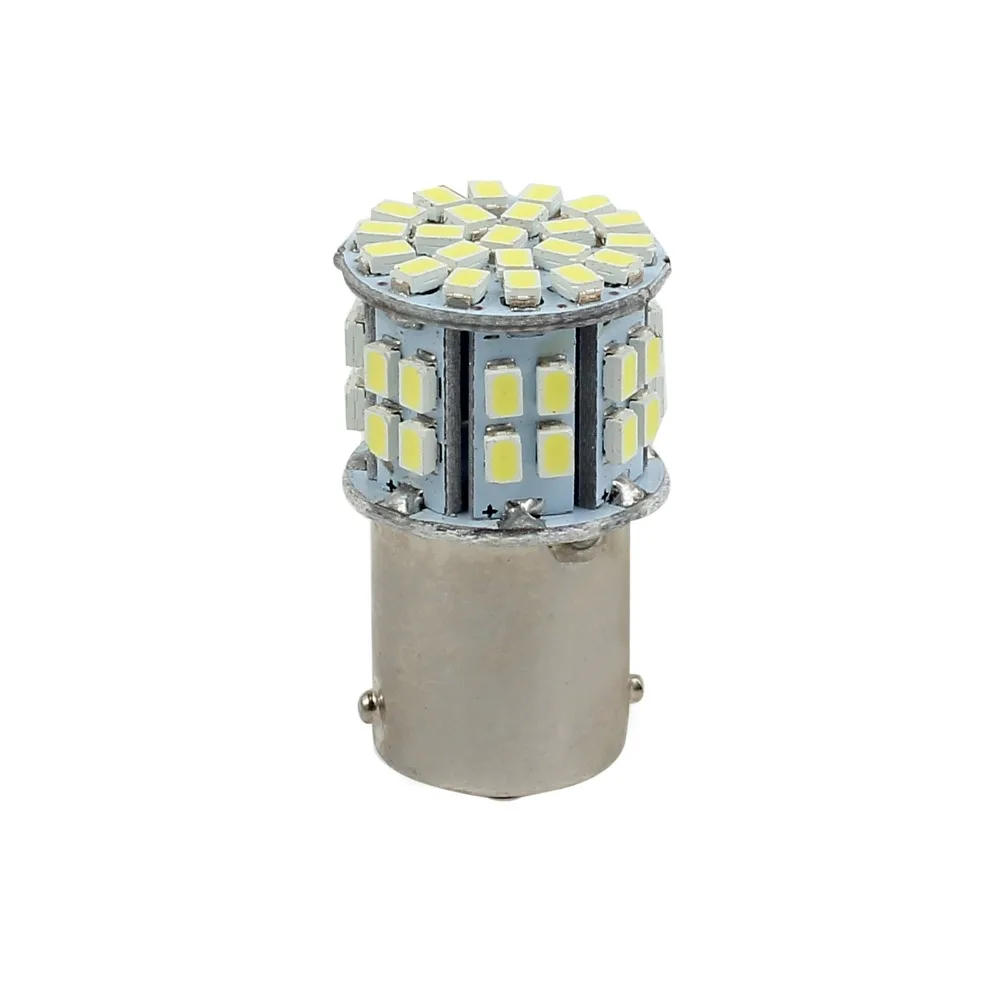Justech 6 шт 12 V 50 SMD светодиодный Белый 1156 BA15S тормозной обратного лампочки Глобус