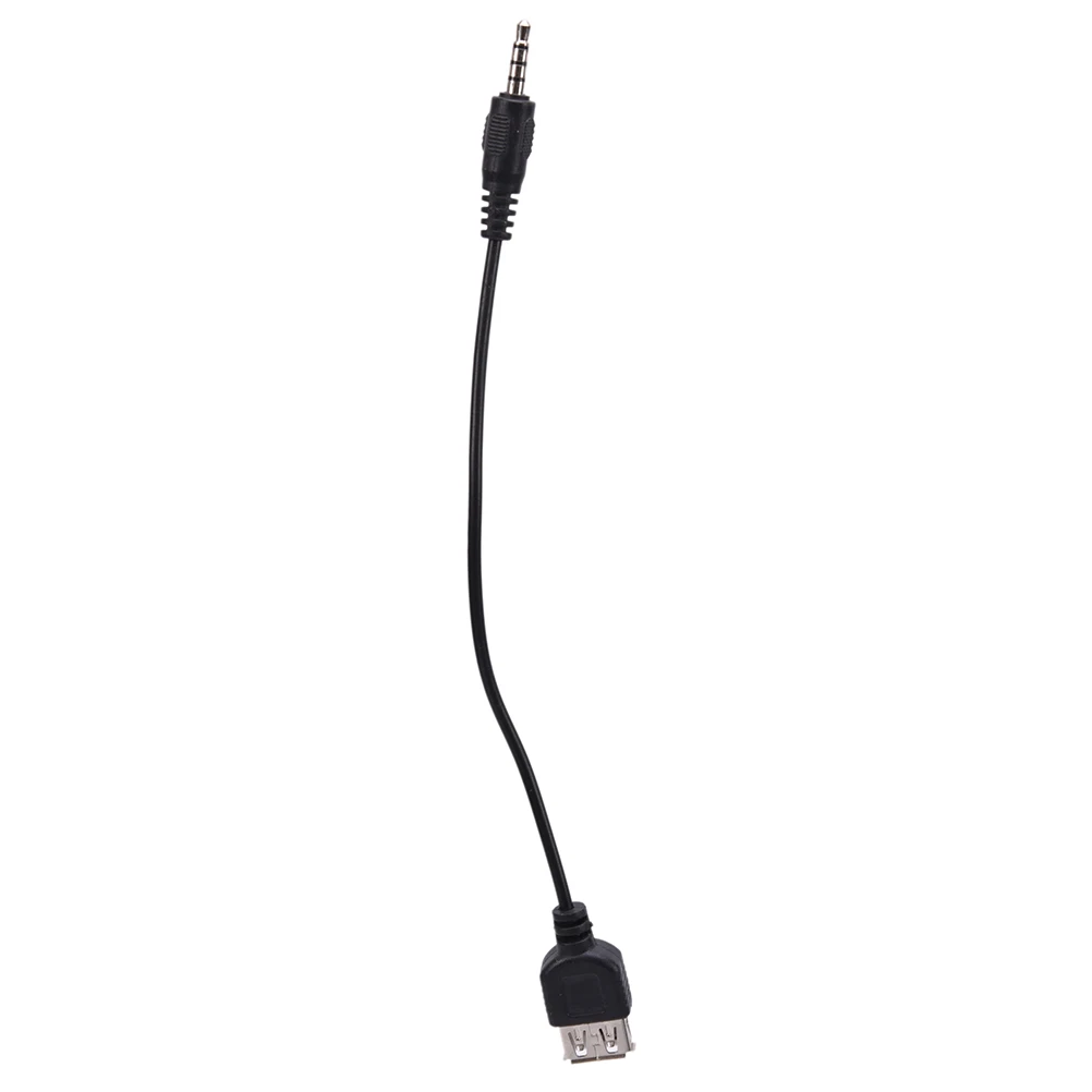 Новый 335 мм аудиокабель для преобразования штекер AUX аудиоразъем к USB 2 0 гнездовой