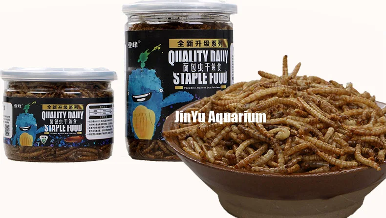 Черепаха Рыба еда mealworm сухой cichild цветочный Рог arowana еда аквариумная кормушка для рыб поплавок на воде