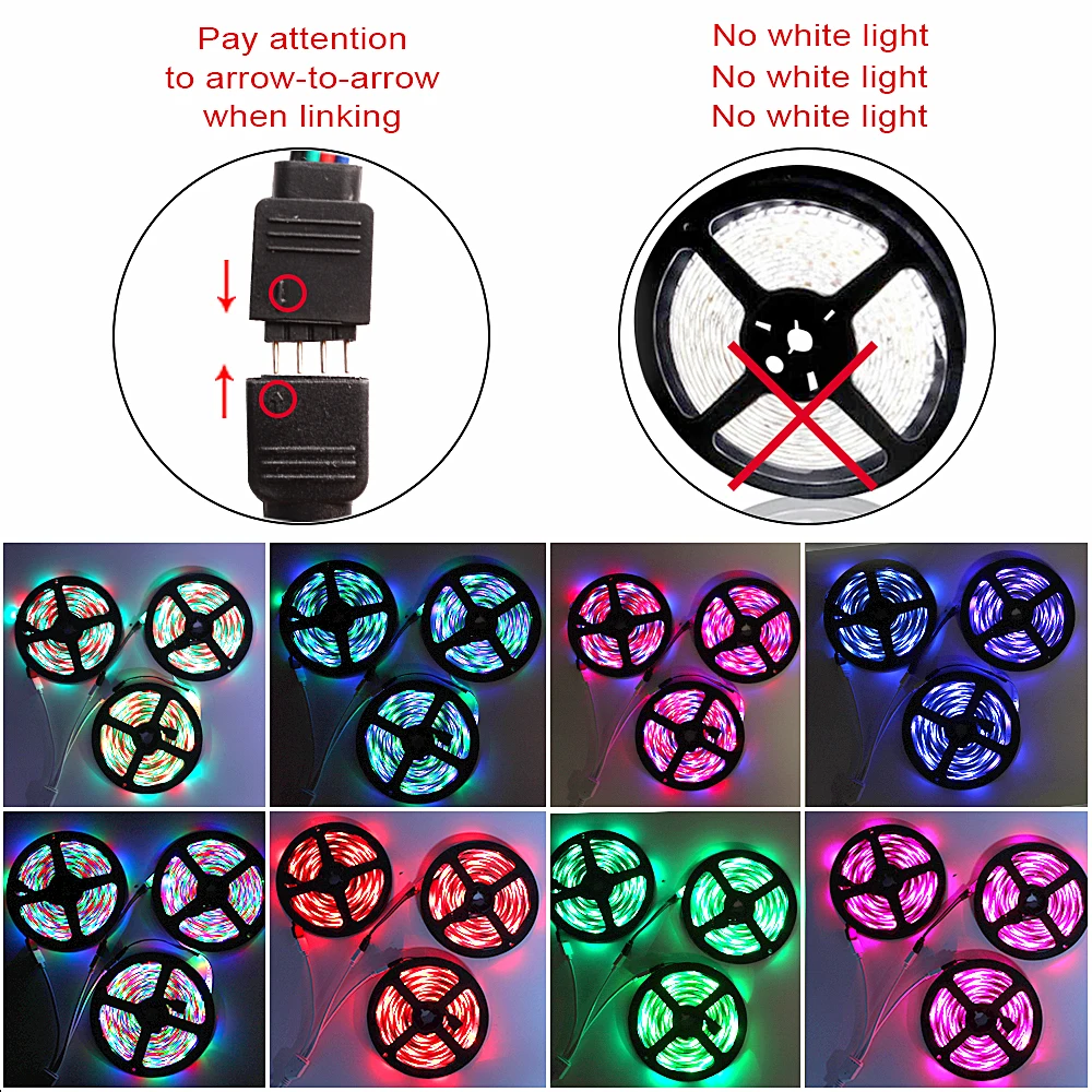 RGB Светодиодная лента Bluetooth 2835 15 м 10 м 5 светодиодный Светодиодная лента неоновые огни лента RGB лента подсветка Гибкий контроллер 12 В адаптер питания комплект