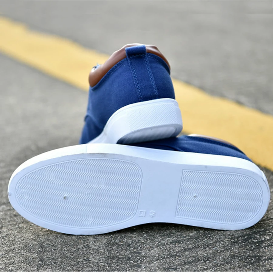 Comfortable Men Casual Shoes Breathable Canvas For Man Lace up 2018 New Mens Sneakers Brand Plus Size 46 47 | Обувь