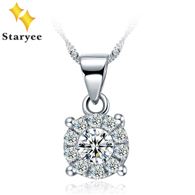 2 карат эффект моды чистый 18K Настоящее БЕЛОЕ ЗОЛОТО Halo Moissanite Помолвочное