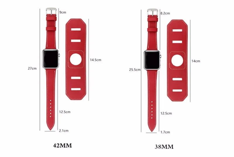 Ремешок-манжета из хохлатой кожи для apple watch, ремешок для apple watch 5, 4, 3, 42 мм, 38 мм, iwatch, ремешок для браслета 44 мм/40 мм, ремешок для часов