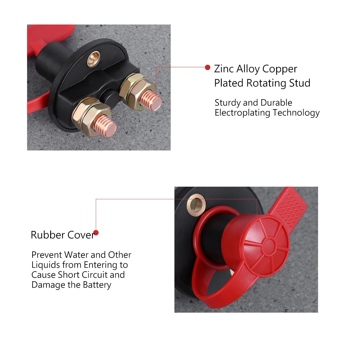 2pcs Truck Boat Car Battery Disconnect Switch Power Isolator Cut Off Kill + 2 Removable Keys For Marine ATV | Автомобили и