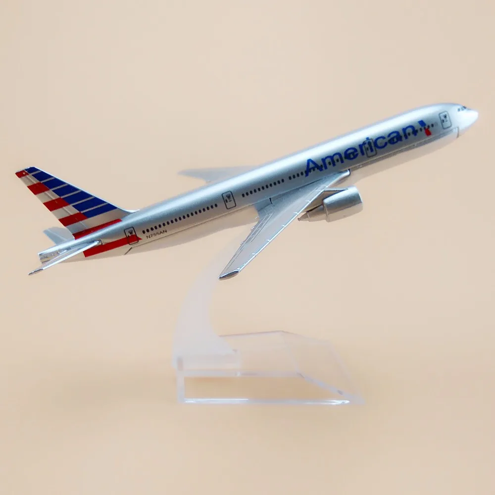 Модель самолета Airlines Boeing 777 B777 модель из металлического сплава 16 см с