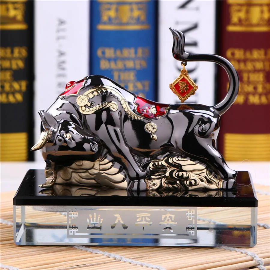 Black Bull VVVIST украшение автомобиля Орел Кирин Bull интерьерные аксессуары освежитель воздуха очищающий воздух авто украшение интерьера аксессуары - Название цвета: Black Bull