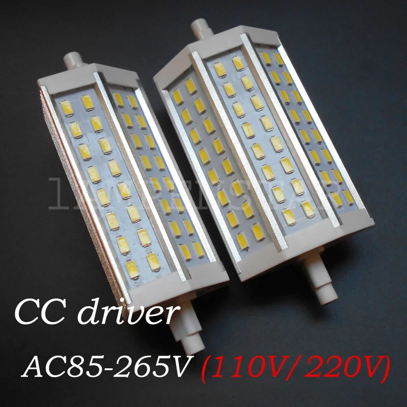 15pcs/lot R7S LED real power 10W 118mm 5730 SMD LED Energy Saving Flood Light Corn Bulb Spot Lamp