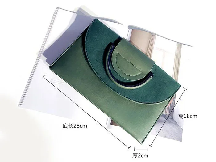 2018 модная женская сумка конверт на одно плечо клатч женский из искусственной