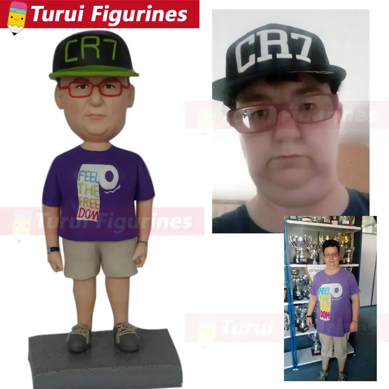Полимерные глиняные фигурки groupon bobbleheads которые выглядят как вы 3d статуэтка