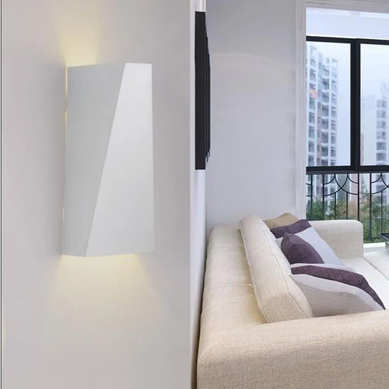 Современный Креативный светодиодный ящик из кованого железа с чипом настенный