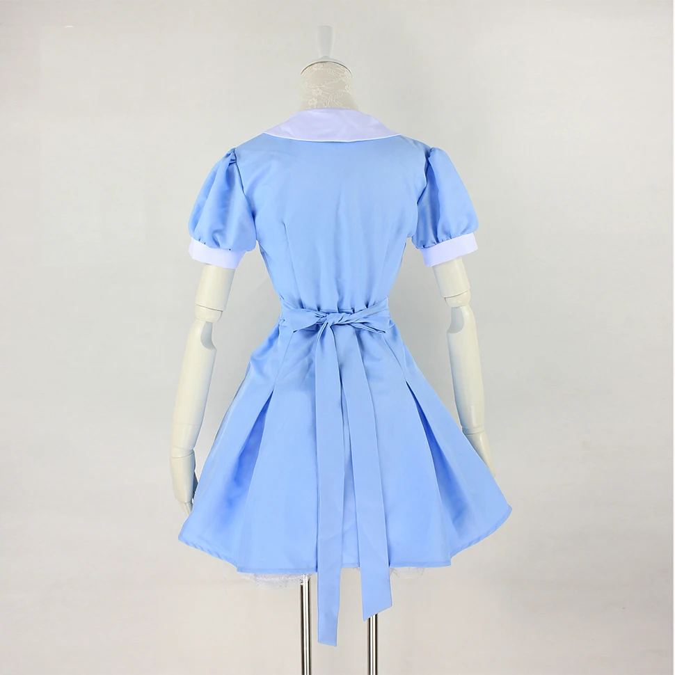 Японское аниме K ON! Костюм для косплея Hirasawa Yui одежда синее платье и шляпа|cosplay