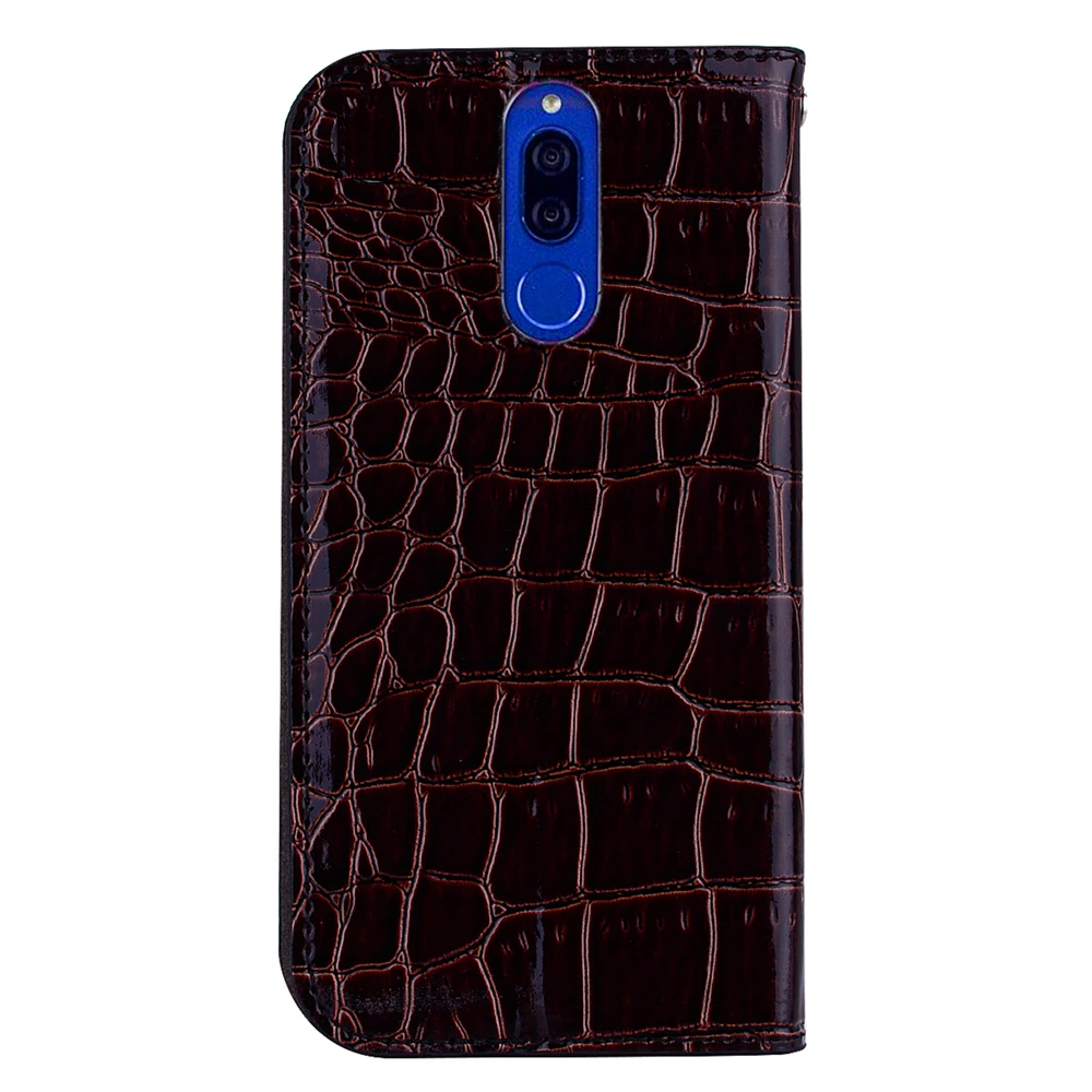 Модный чехол из крокодиловой кожи для Huawei Honor 10 9i 9 Lite 7X 7A Pro блестящий бумажник Nova 3E