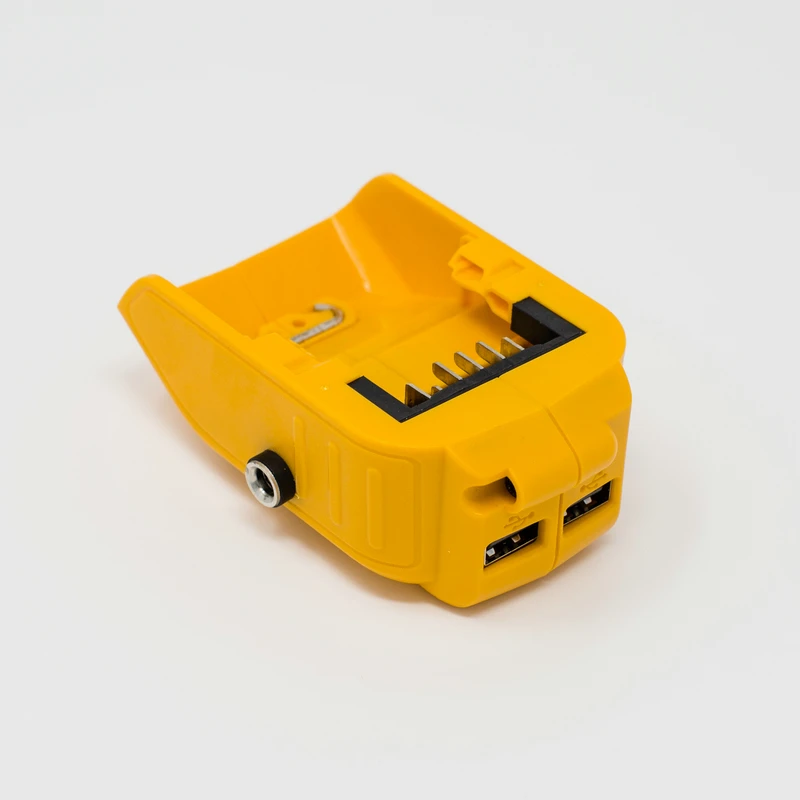 Замена адаптер с двойной выход USB и 5 5*2 постоянного тока для Dewalt 18 В 20 Мощность