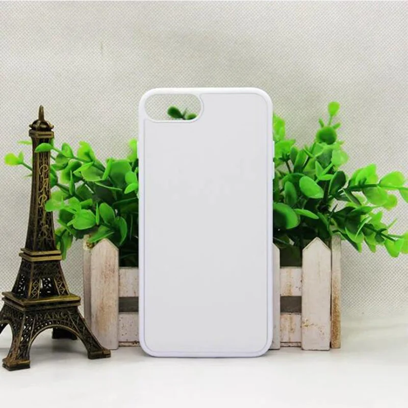 Резиновая сублимация ТПУ чехол для iPhone 8 7 Plus 2D сублимационный iphone + P Алюминиевая