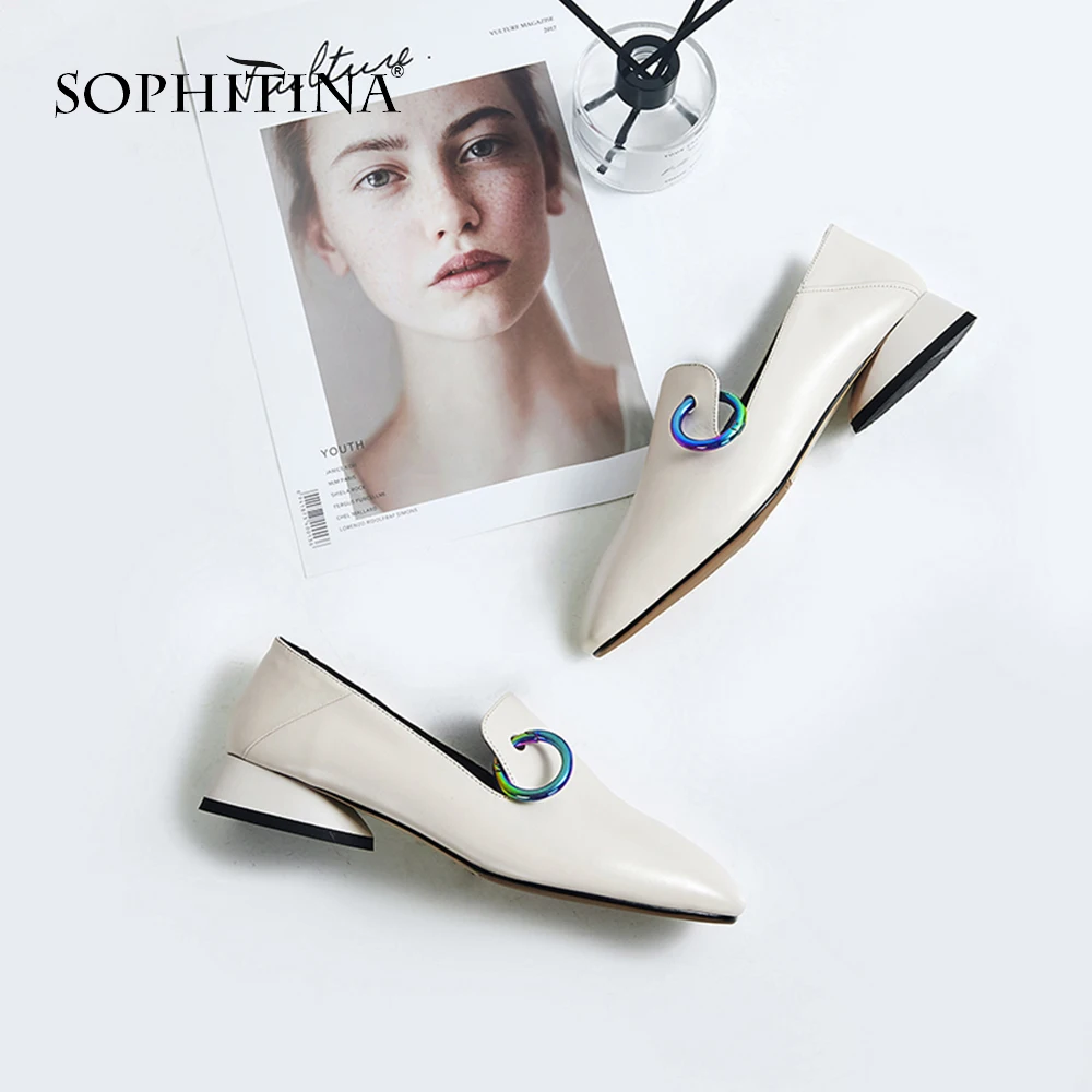 SOPHITINA/Новые брендовые женские туфли лодочки 2019 г. Всесезонные модные удобные из