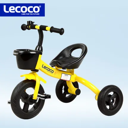 Misaki wheel yellow Для детей от 2 до 6 лет, детский велосипед, ножная педаль, детский трехколесный велосипед, свободное Надувное колесо, детский автомобиль-ходунки - Цвет: Misaki wheel yellow
