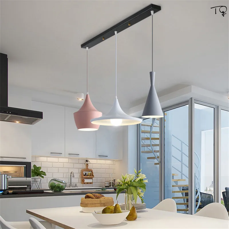 Разноцветный подвесной светильник Macaroon для гостиной/столовой украшение дома