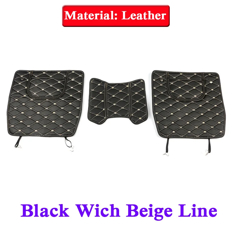 

QCBXYYXH Leather Rear Seat Kick Protection Mat For Honda 10th Civic 2016-2018 Car Stickers Interior Anti-kick Mat Car Styling