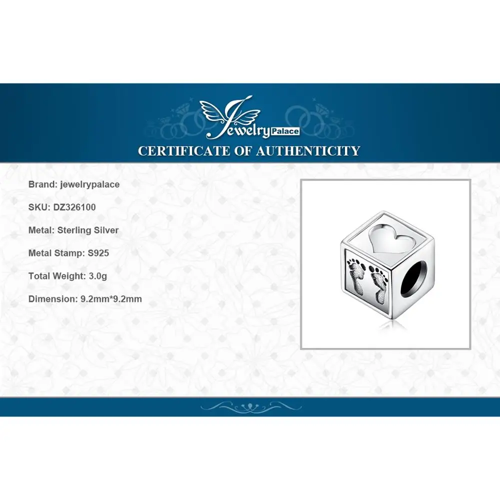 Ювелирные изделия милые детские серебряные бусины 925 пробы подвески серебро