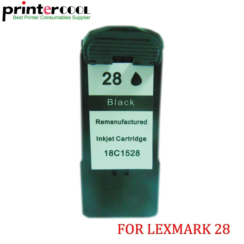 

einkshop 1pcs For Lexmark 28 Black Ink Cartridge For Lexmark X5070 X5075 X5320 X5340 X5410 X5495 Printer