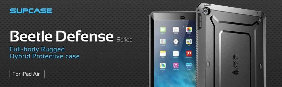 SUP чехол для ipad Air Чехол UB Pro полный корпус прочный двухслойный Гибридный защитный чехол со встроенной защитной пленкой