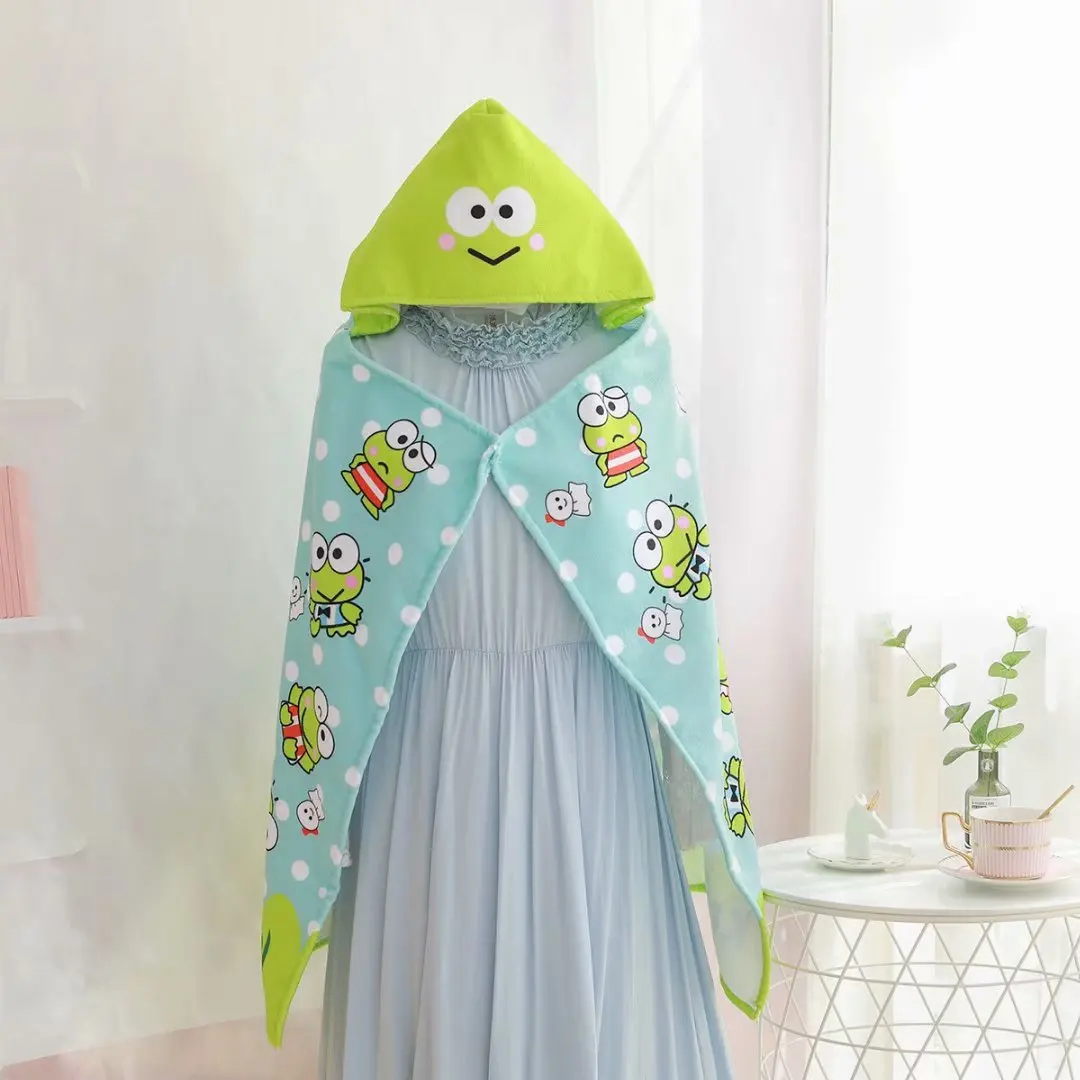 Мультфильм Sanrio, Hello Kitty с рисунками из мультфильма «My Melody Cinnamoroll pompurin Little Twin Stars детское банное полотенце халат пляжный халат летняя Одеяло