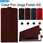 Прямая поставка с завода AiLiShi! Чехол для Jinga Fresh 4G роскошный флип-из искусственной кожи чехол эксклюзивный 100% специальный чехол для телефона + отслеживание