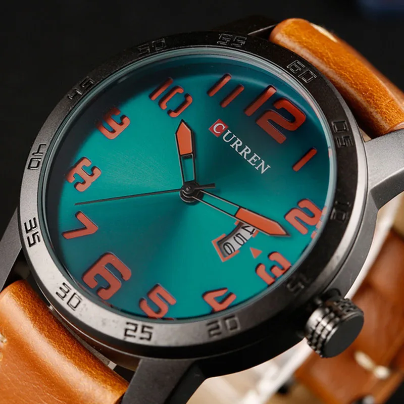 Curren 2017 мужские часы Роскошные военные наручные модные повседневные quartzwatch