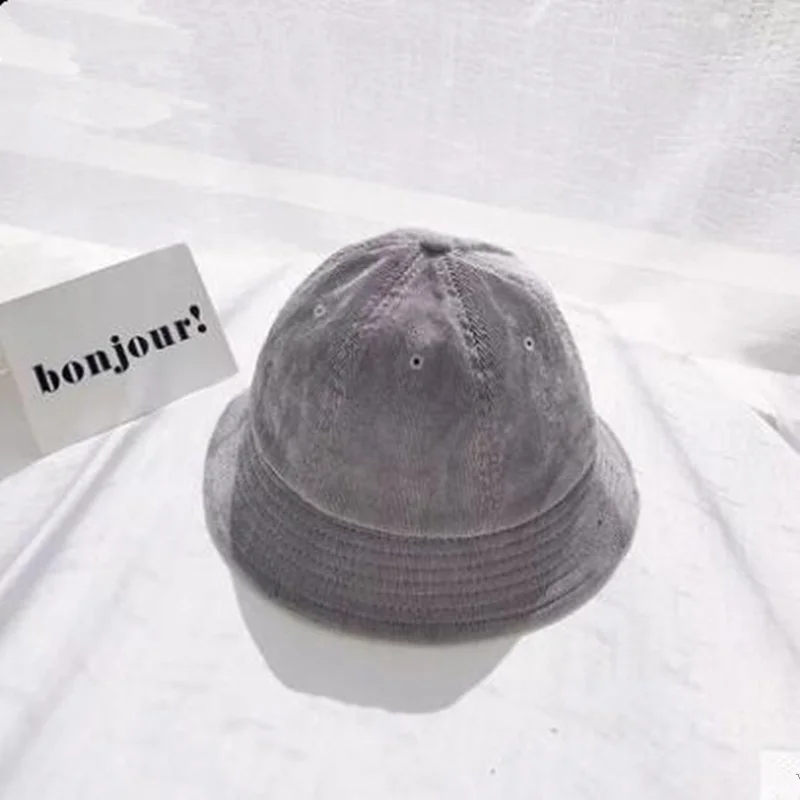 Зимние складное ведро шляпа для Для женщин с широкими полями в рыбацком стиле