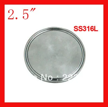 

New arrival 2.5" SS316 Stainless Steel Ferrule end cap Tube fitting 4pcs/lot