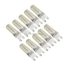 Светодиодная мини-лампа g9, 15 Вт, 21 Вт, 104, 152 светодиодов s, 220 В переменного тока, 230 В, 240 в, светодиодная лампа SMD 3014, g9, Замена 100 Вт, 10 шт.