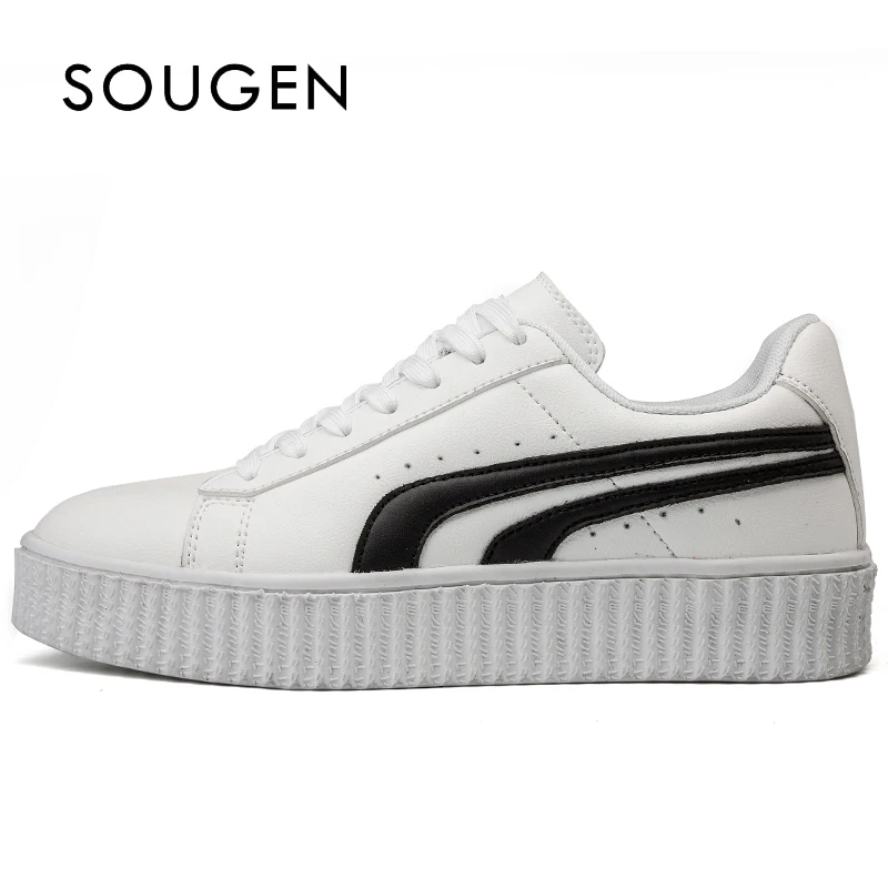 White Summer Low-top Sneakers Male Shoes Adult Chaussure Homme Krasovki Men 2019 Platform Canvas | Обувь