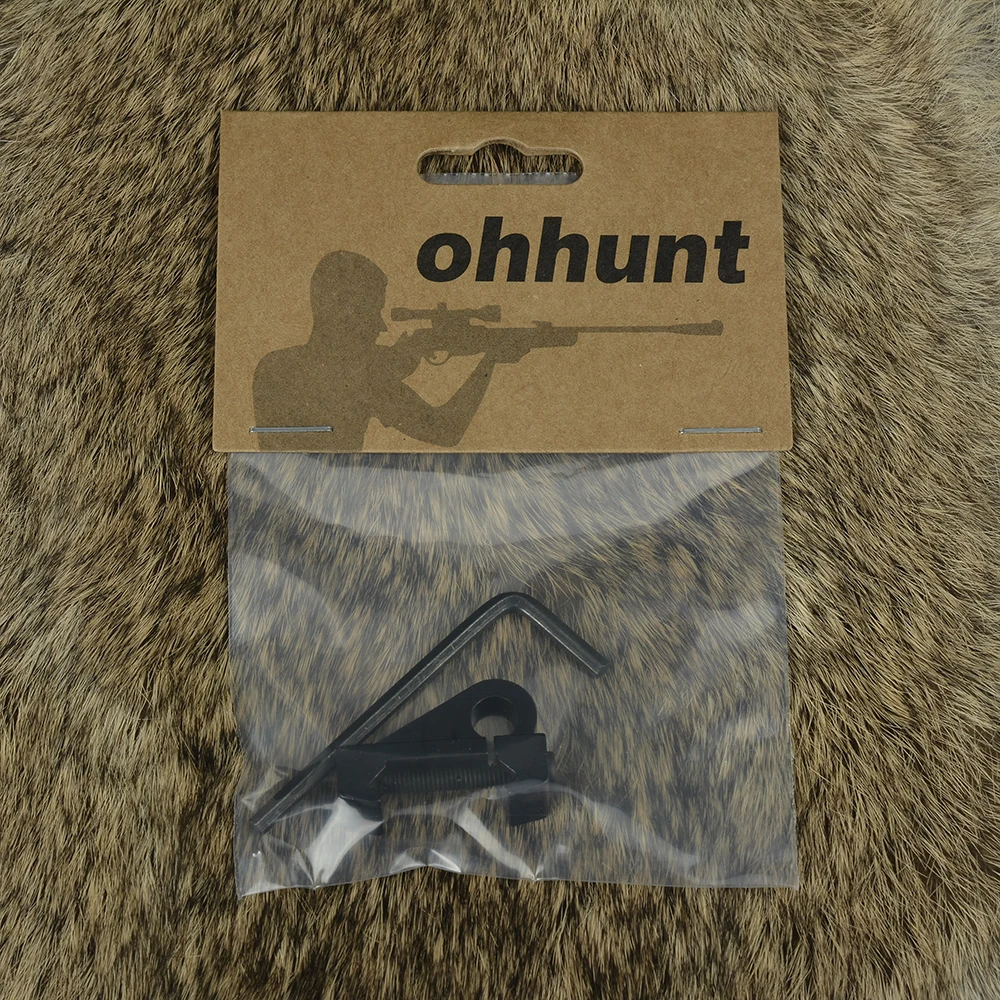 Ohhunt тактическая охотничья черная винтовка алюминиевый Слинг поворотный крюк