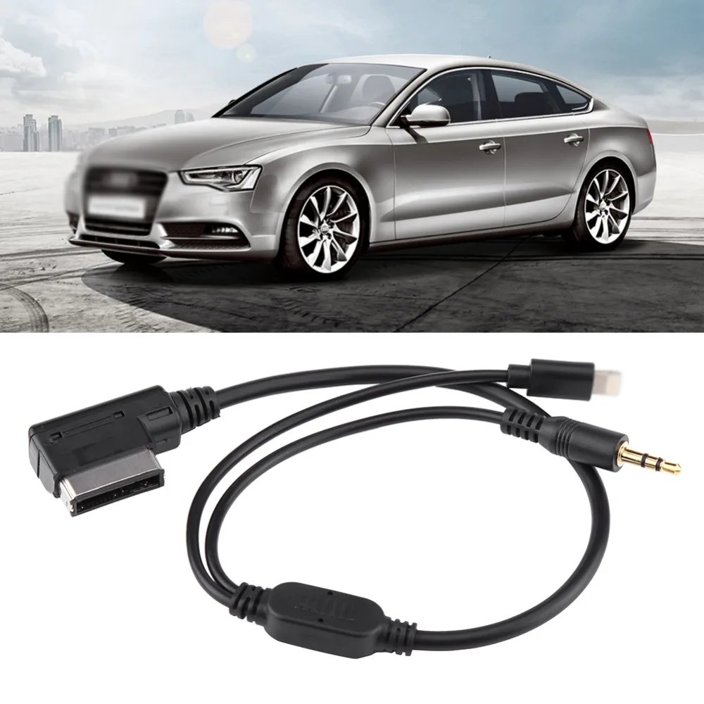 Автомобильный AMI MDI MMI 3 5 мм MP3 дополнительный адаптер кабель для iPod iPhone 6 Audi A3 A8 Q5 VW