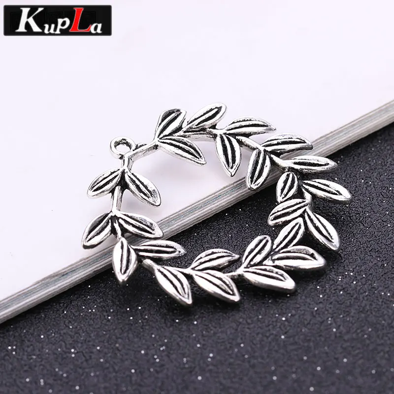 Vintage Silver Circle Branch Charms for Jewelry Making DIY Metal Fashion Handmade Peace Tree Pendant | Украшения и аксессуары