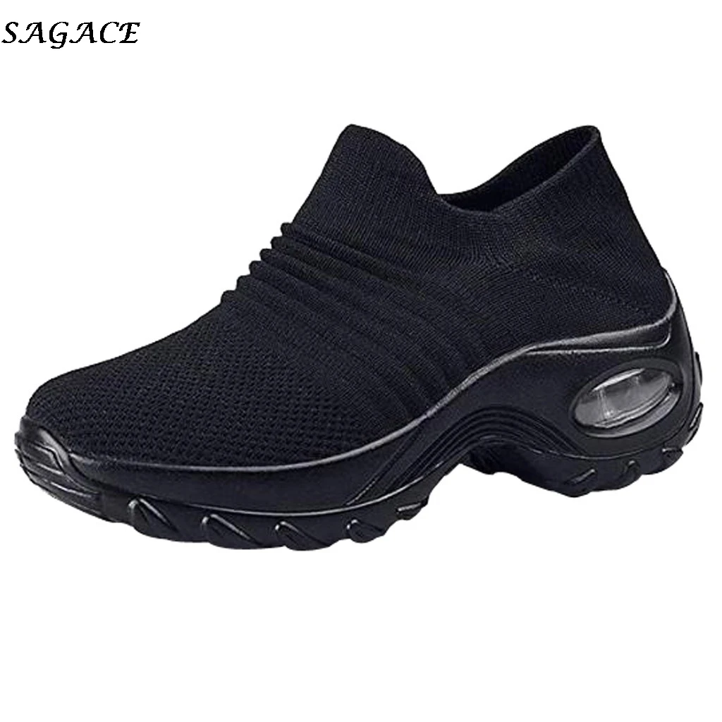 SAGACE/женские кроссовки из сетчатого материала Дышащая повседневная обувь Женские