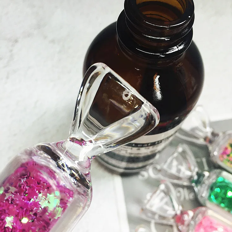 2017 Новый стиль 10 шт./лот украшения с блестками и звездами Мультяшные подвески из