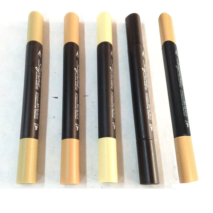 10 Different Degree Brown Colors Environmental Acohol Based Ink Professional Sketch Marker Architectural Design Art Marker|art markers|design art