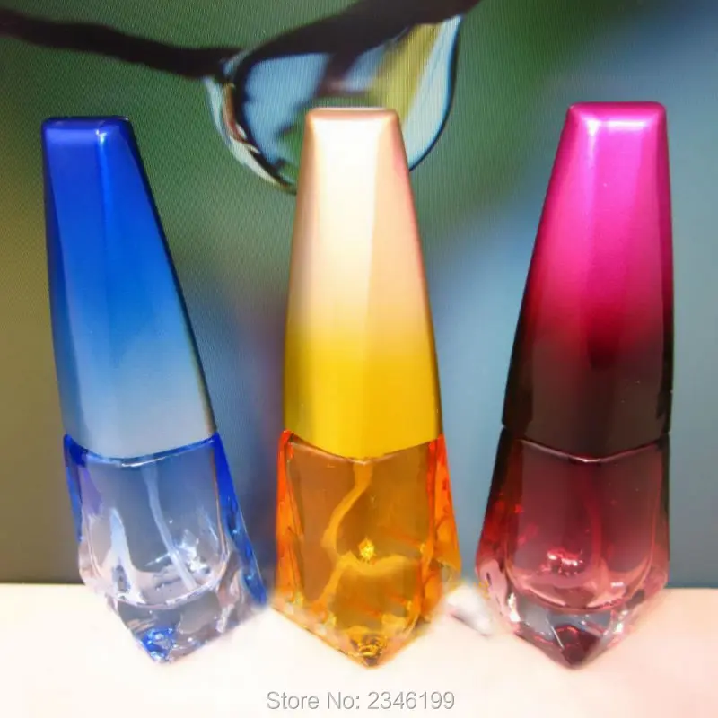 

10ML 20pcs/lot Colorful Empty Glass Perfume Refillable Container, DIY Gradient Perfume Spray Bottle, Portable Perfume Sprayer