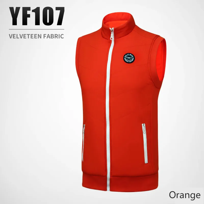 

2018 PGM men's Golf t shirt golf vest cashmere warm sport vest for men Close skin soft match jersey size M-XXL