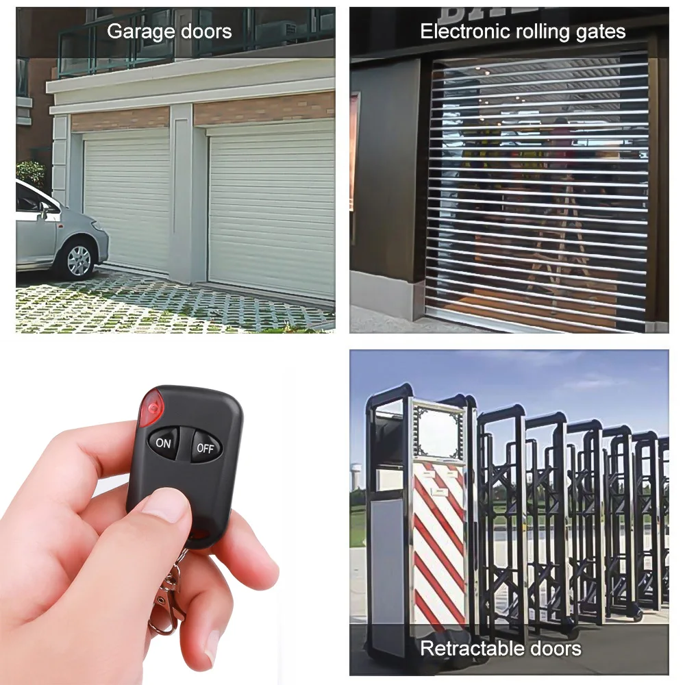 Универсальный 433 МГц пульт дистанционного управления беспроводной 2 кнопки для