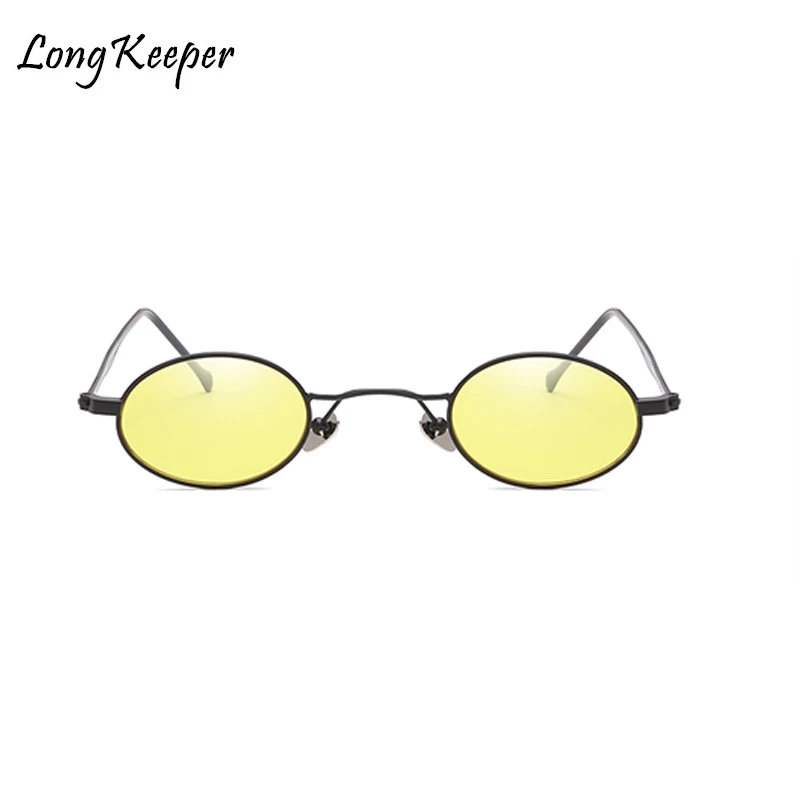 Длинные маленькие круглые солнцезащитные очки для женщин от известного бренда