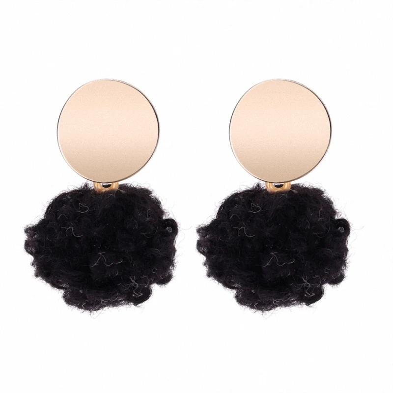 TONGKWOK Bohemia Exaggeration Dangle Earrings For Women Silk Thread Tassel Metal Long Chandelier #134081 | Украшения и аксессуары