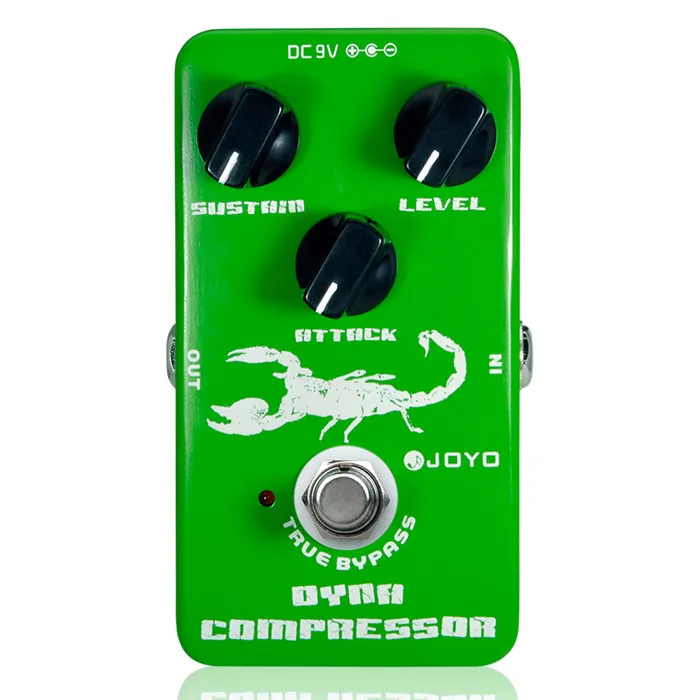 Dynamic Compressor JOYO гитарные эффекты Винтаж овердрайв/Окончательный Привод/Crunch искажения/Цифровая Задержка/Американская звуковая педаль эффектов для электрогитары - Цвет: Dynamic Compressor
