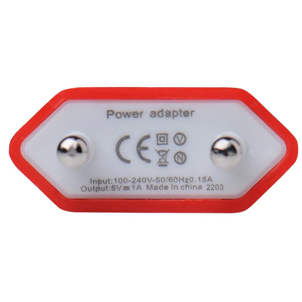 Горячая Распродажа зарядный Штепсель карамельного типа с USB портом для ЕС